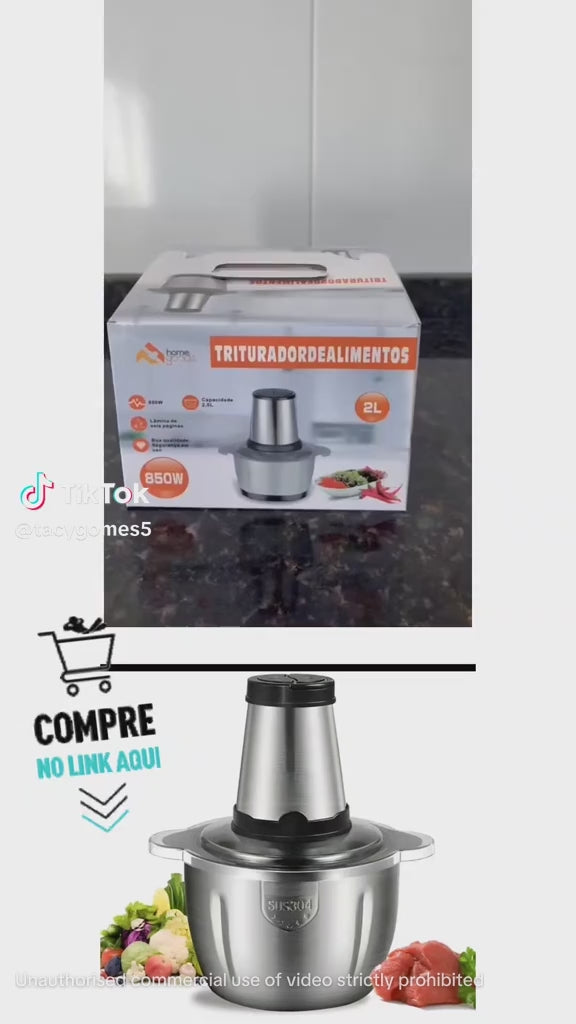 Picador de alimentos eléctrico 2l